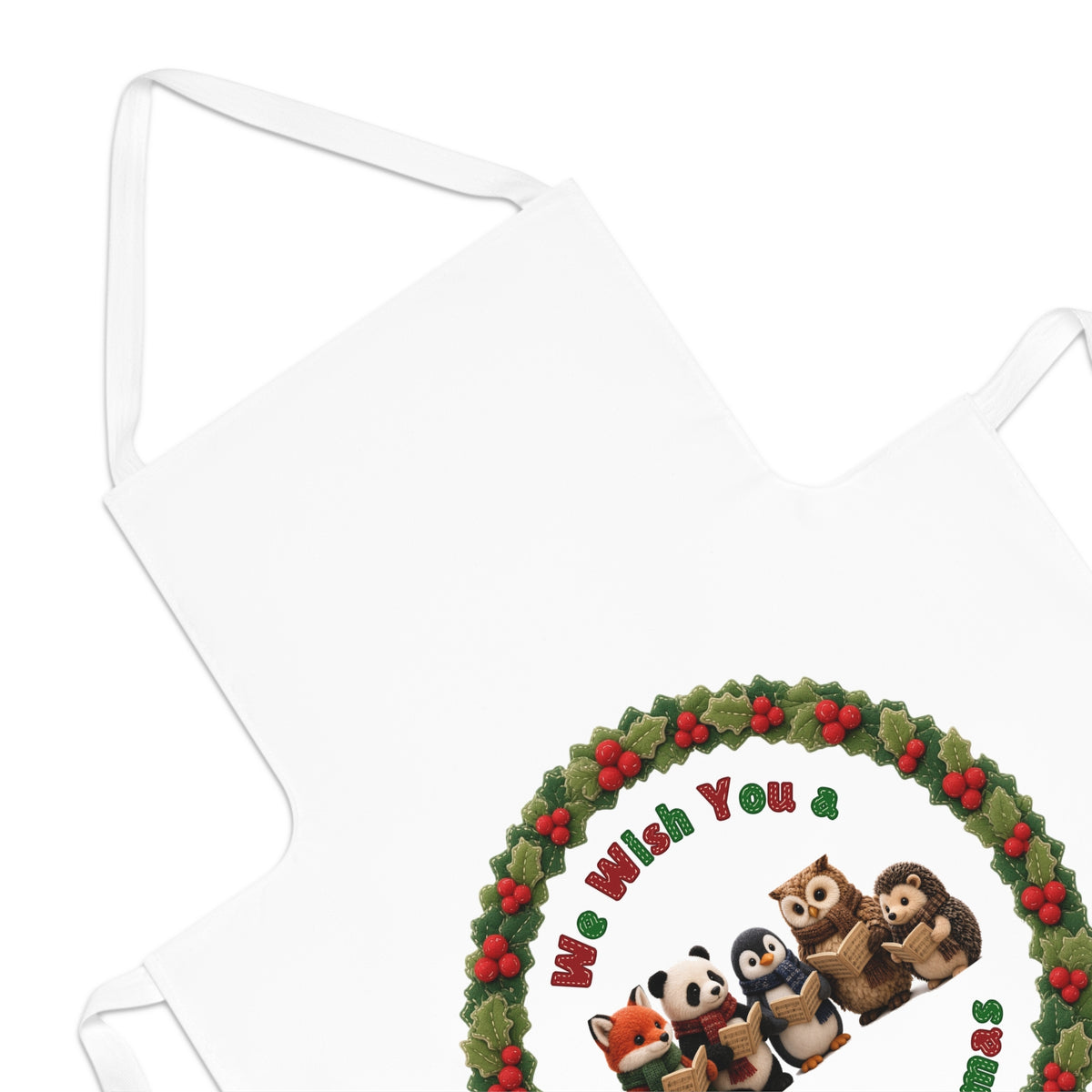 We Wish You a Plushie Christmas Cute Kawaii Apron