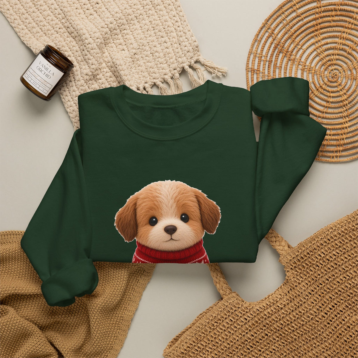 Christmas Puppy Cute Kawaii Jumper