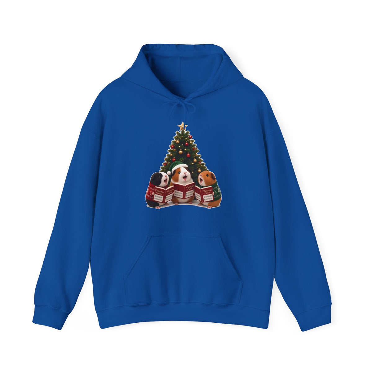 Cute Kawaii Guinea Pig Christmas Carols Hoodie