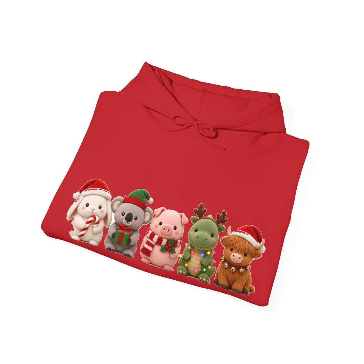 Cute Kawaii Christmas Animals Hoodie