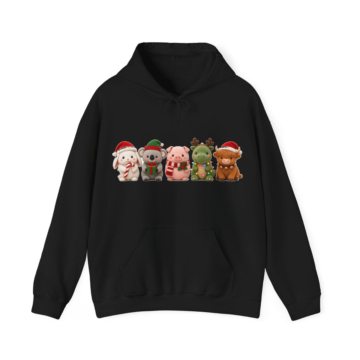 Cute Kawaii Christmas Animals Hoodie