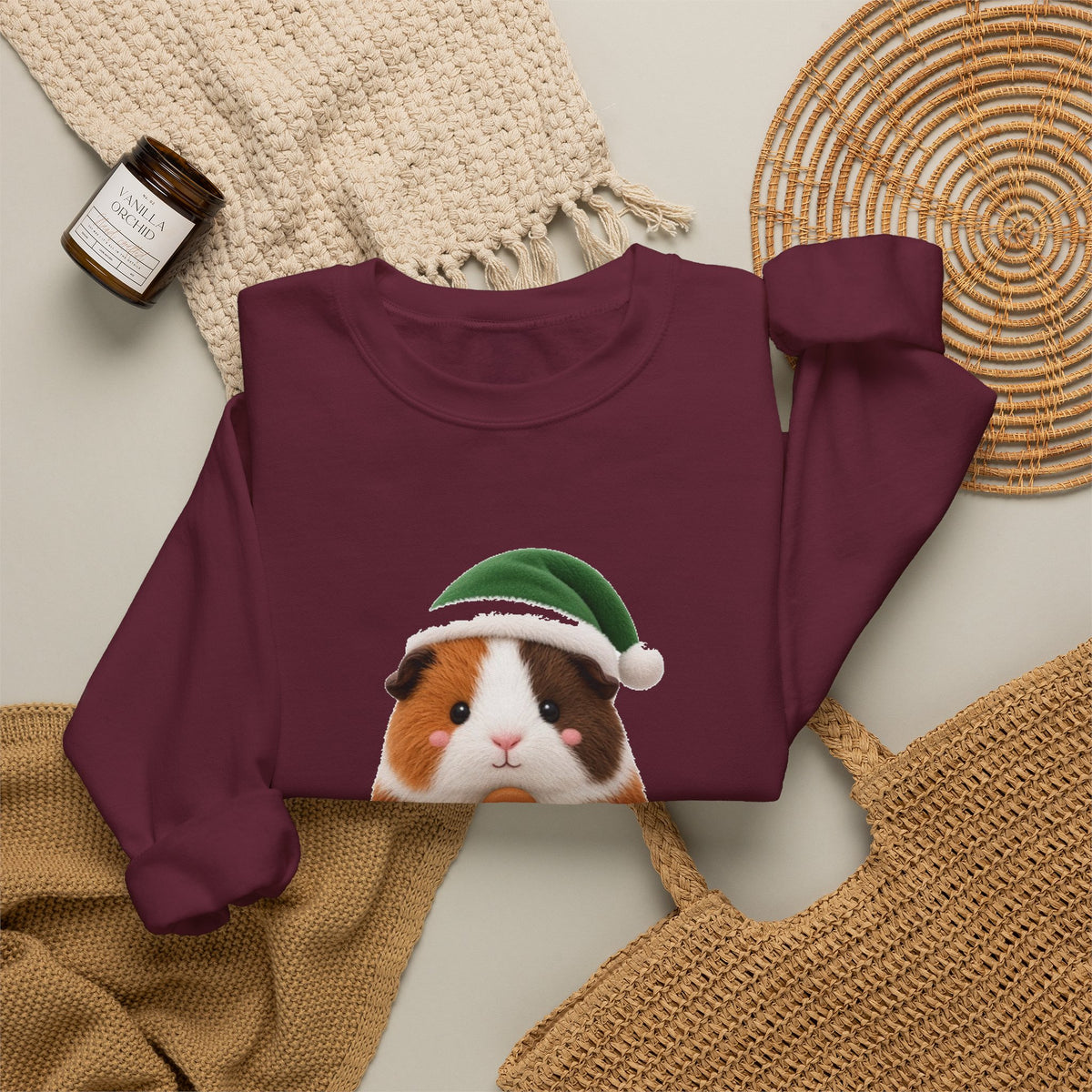 Christmas Guinea Pig Cute Kawaii Jumper