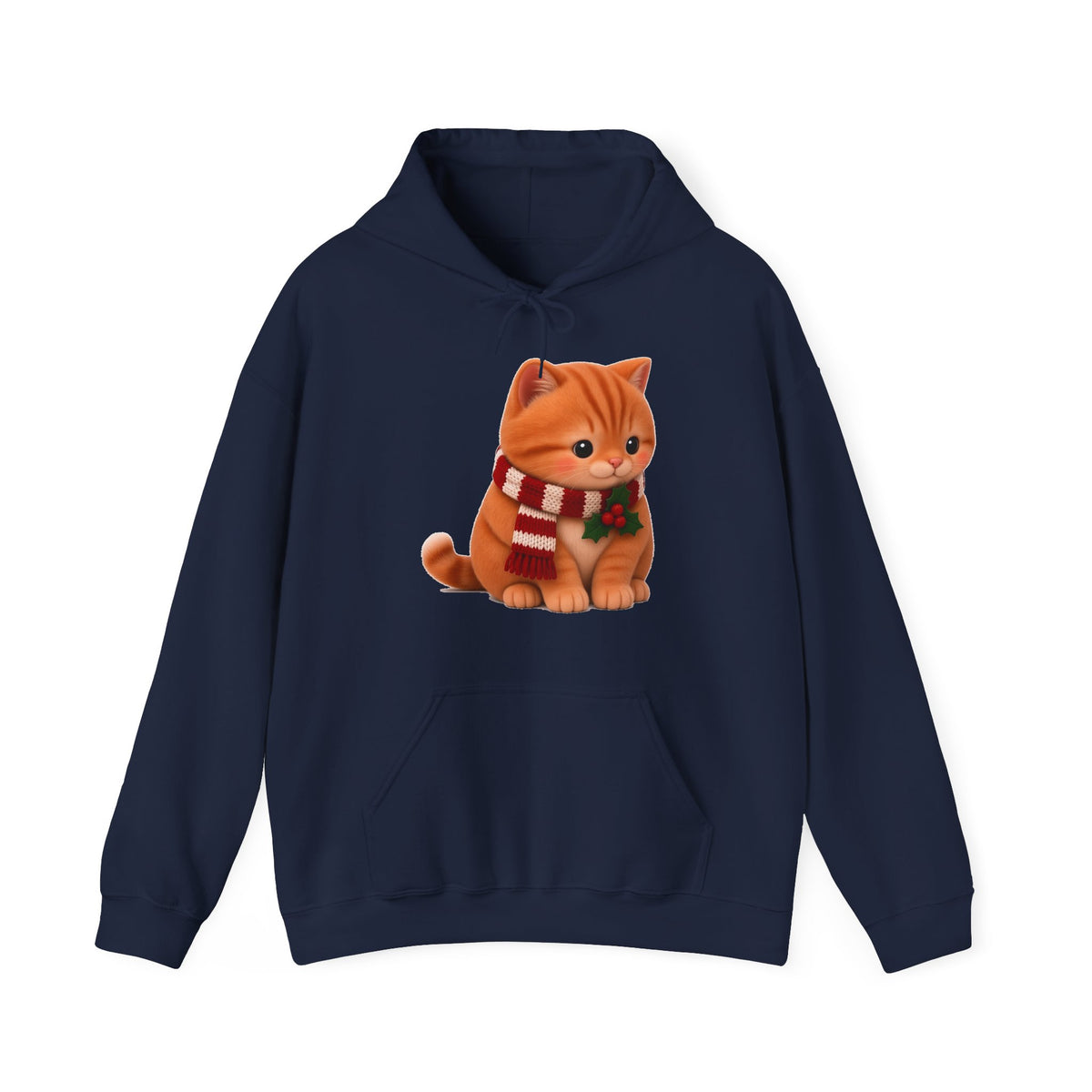 Cute Kawaii Christmas Cat Hoodie