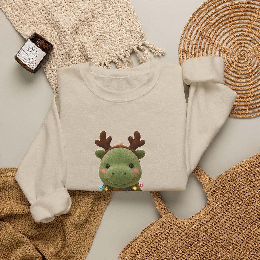 Christmas Dino Cute Kawaii Jumper