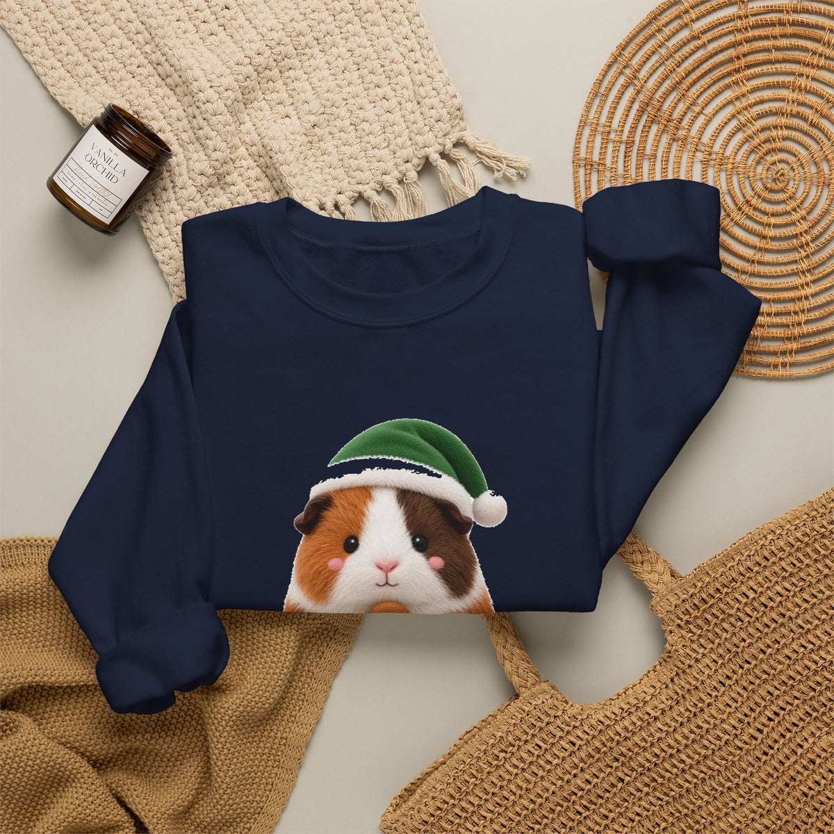 Christmas Guinea Pig Cute Kawaii Jumper