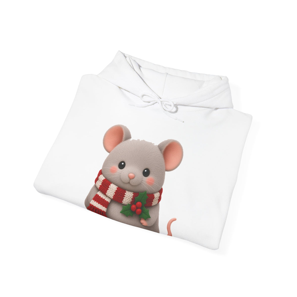 Cute Kawaii Christmas Mouse Hoodie