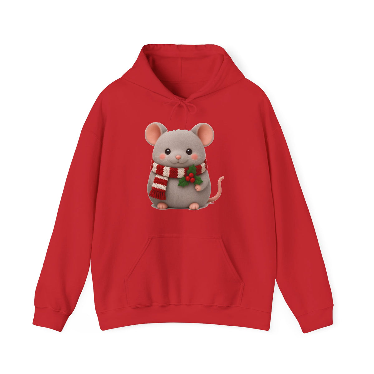 Cute Kawaii Christmas Mouse Hoodie