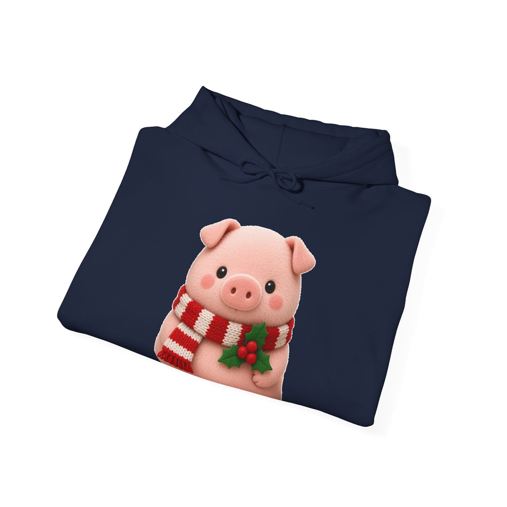 Cute Kawaii Christmas Pig Hoodie