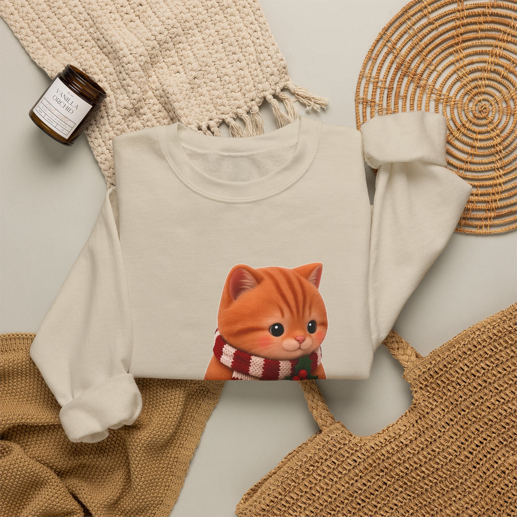 Cute Kawaii Christmas Cat Jumper