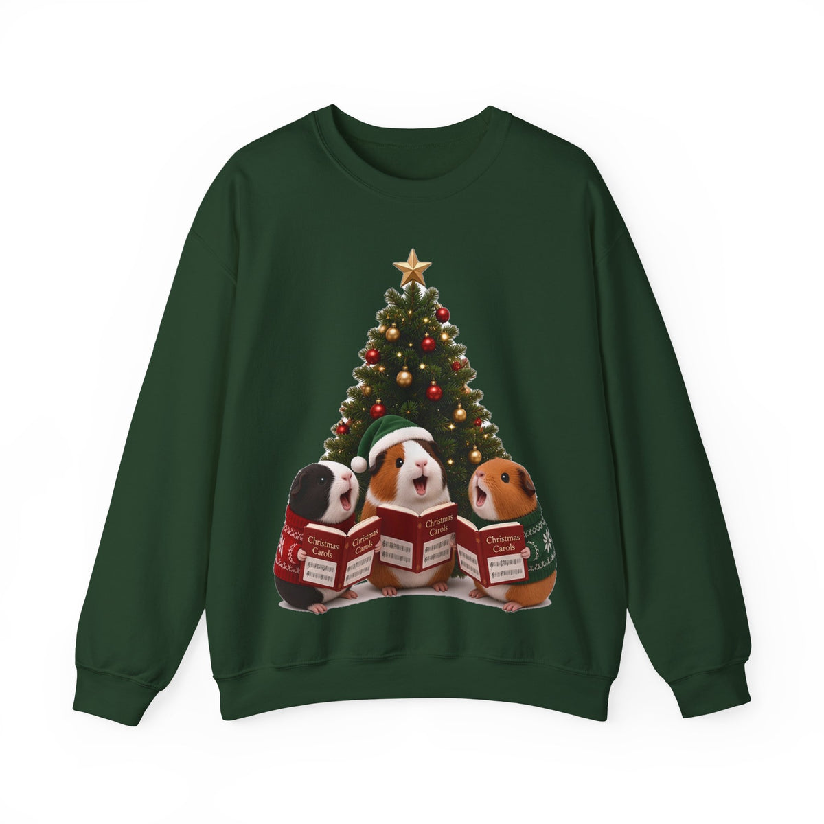Cute Kawaii Guinea Pig Christmas Carols Jumper