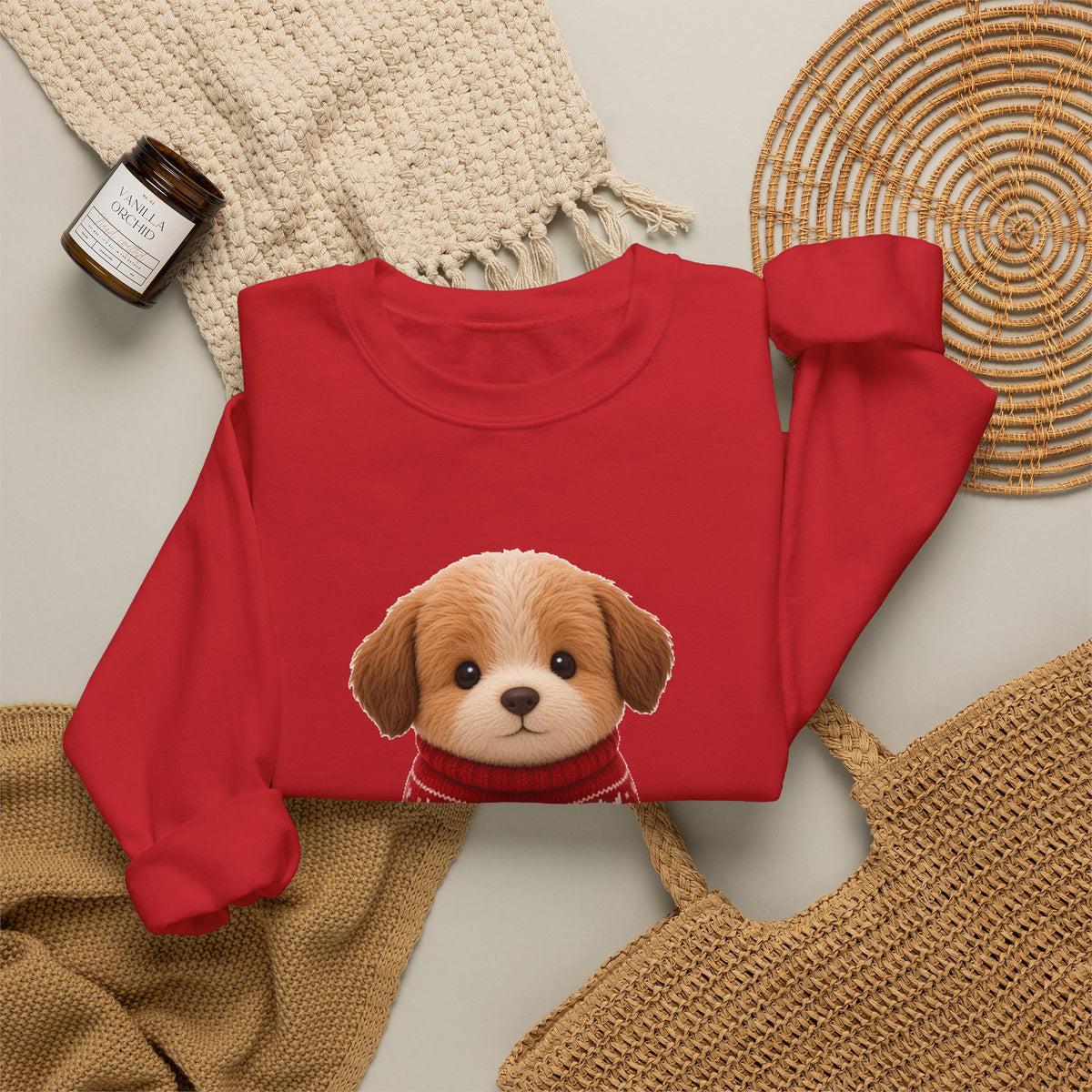 Christmas Puppy Cute Kawaii Jumper