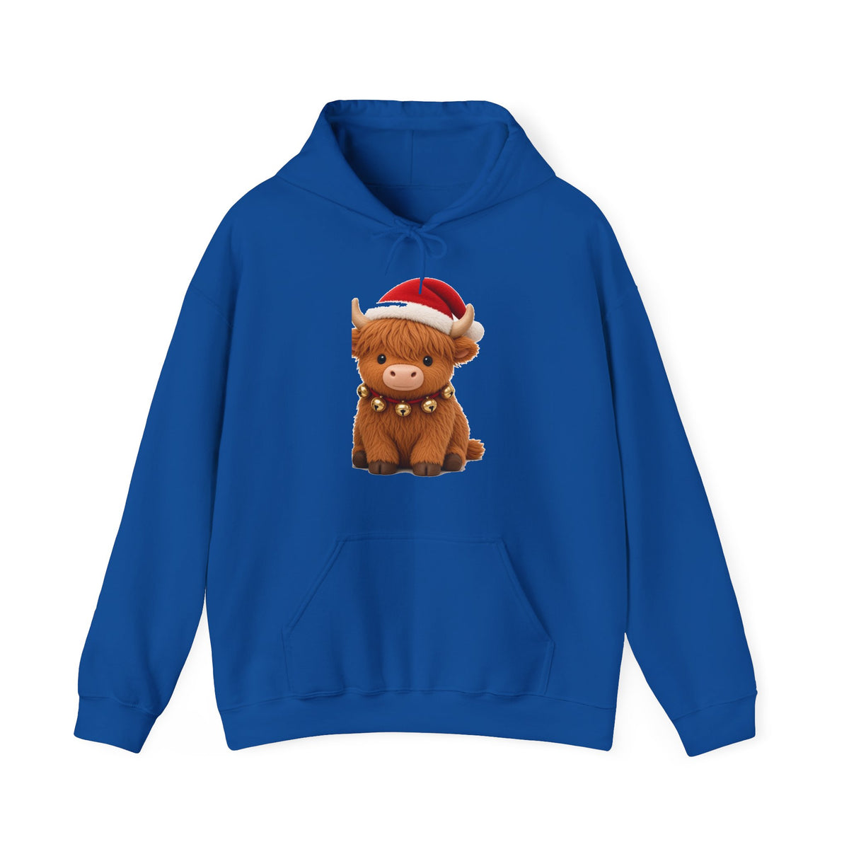 Cute Kawaii Christmas Highland Cow Hoodie