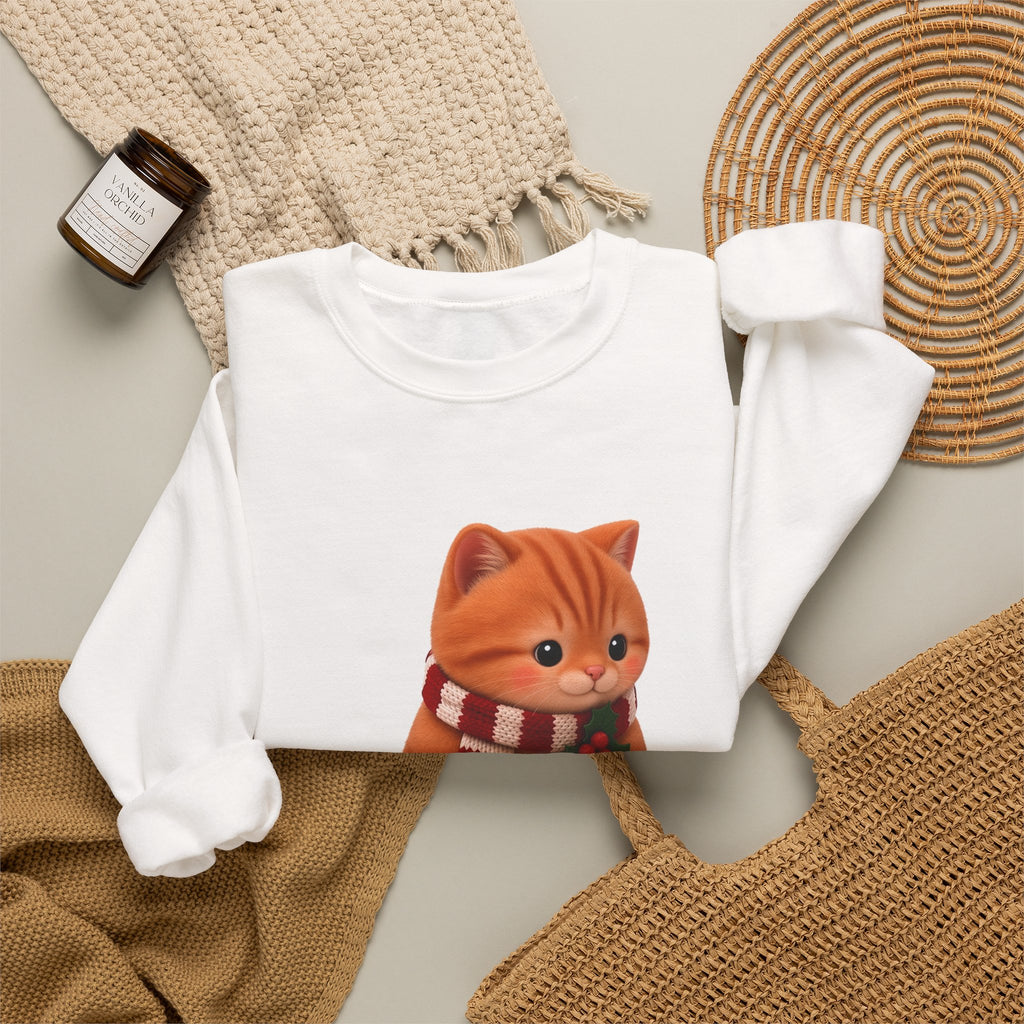 Cute Kawaii Christmas Cat Jumper