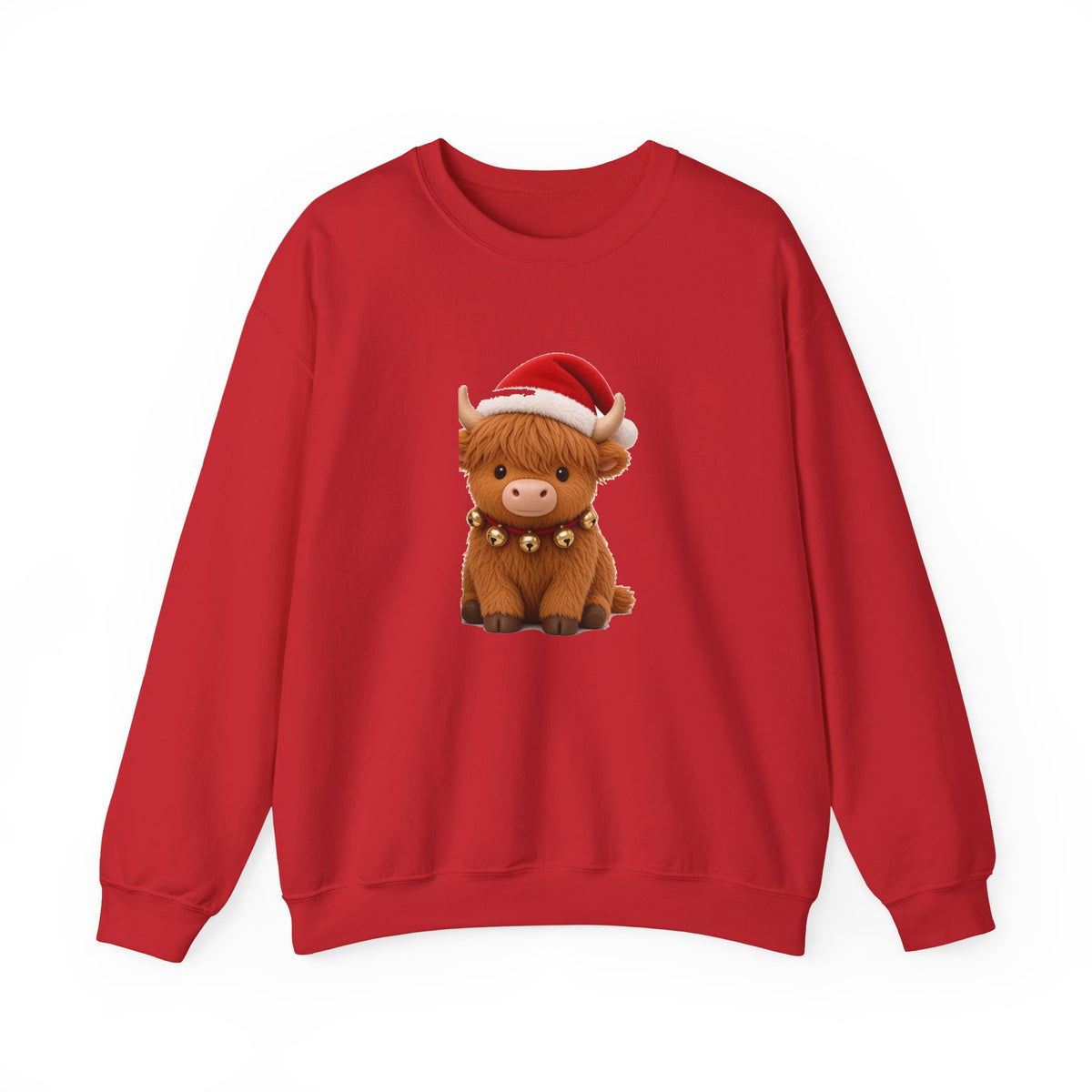 Christmas Highland Cow Cute Kawaii Jumper