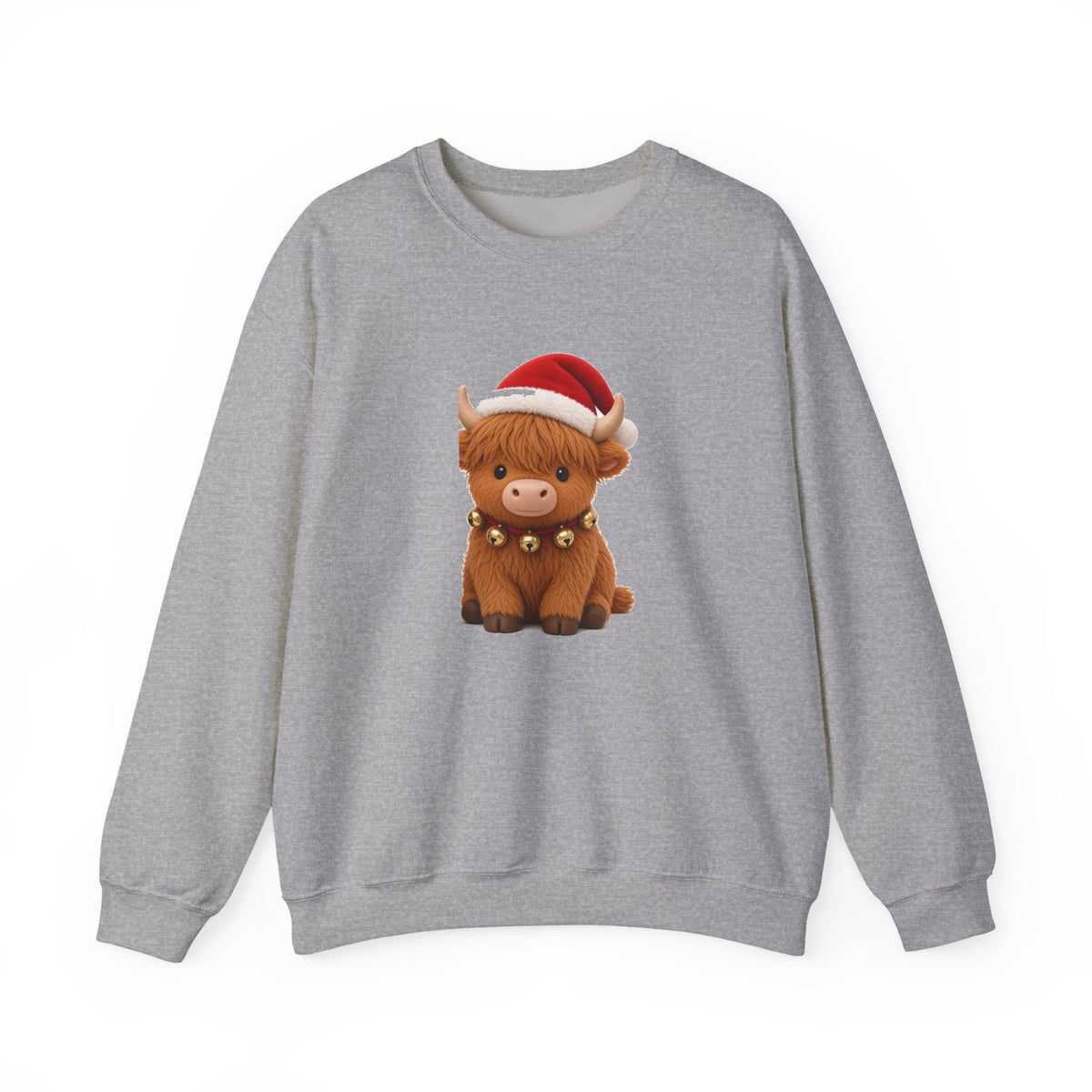 Christmas Highland Cow Cute Kawaii Jumper