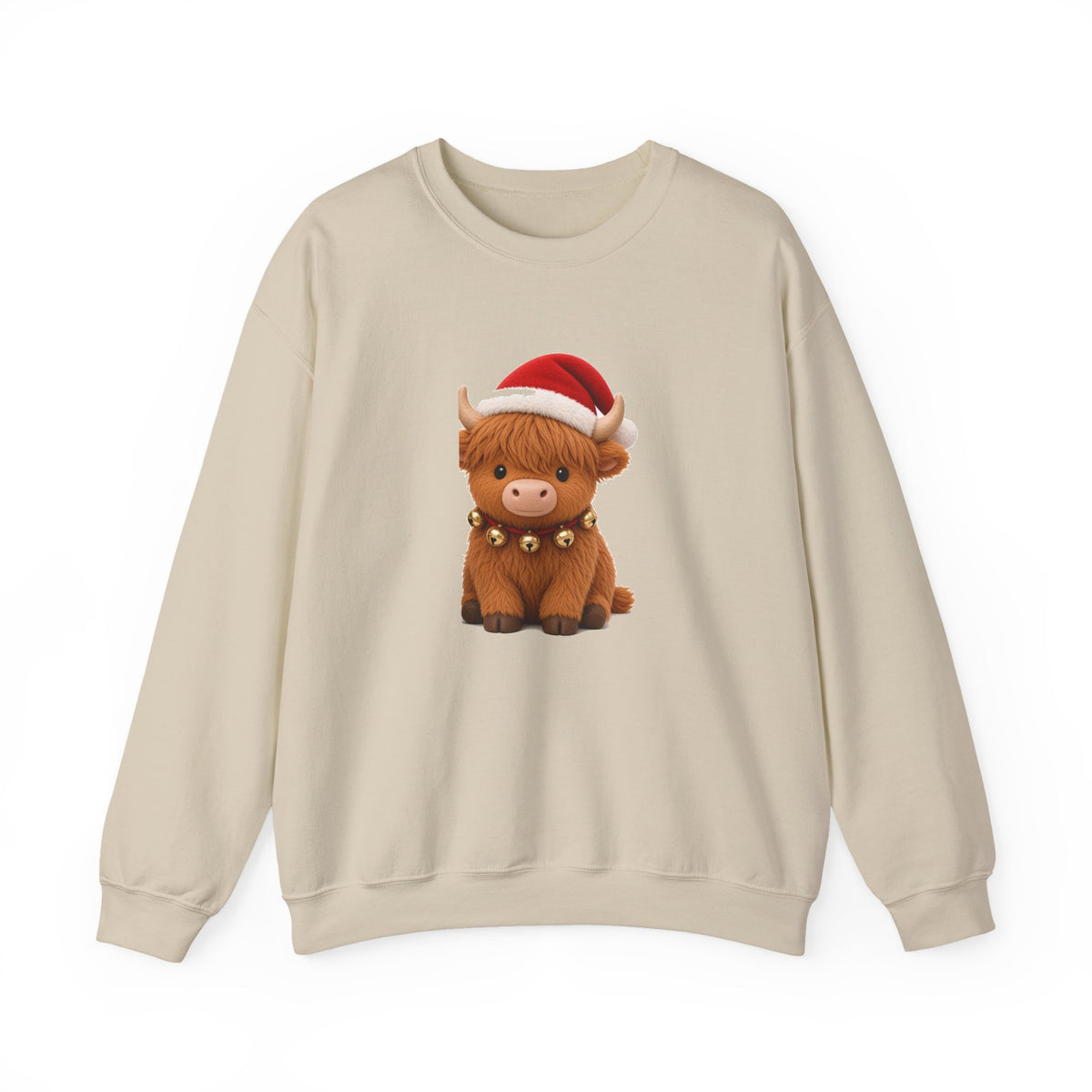Christmas Highland Cow Cute Kawaii Jumper