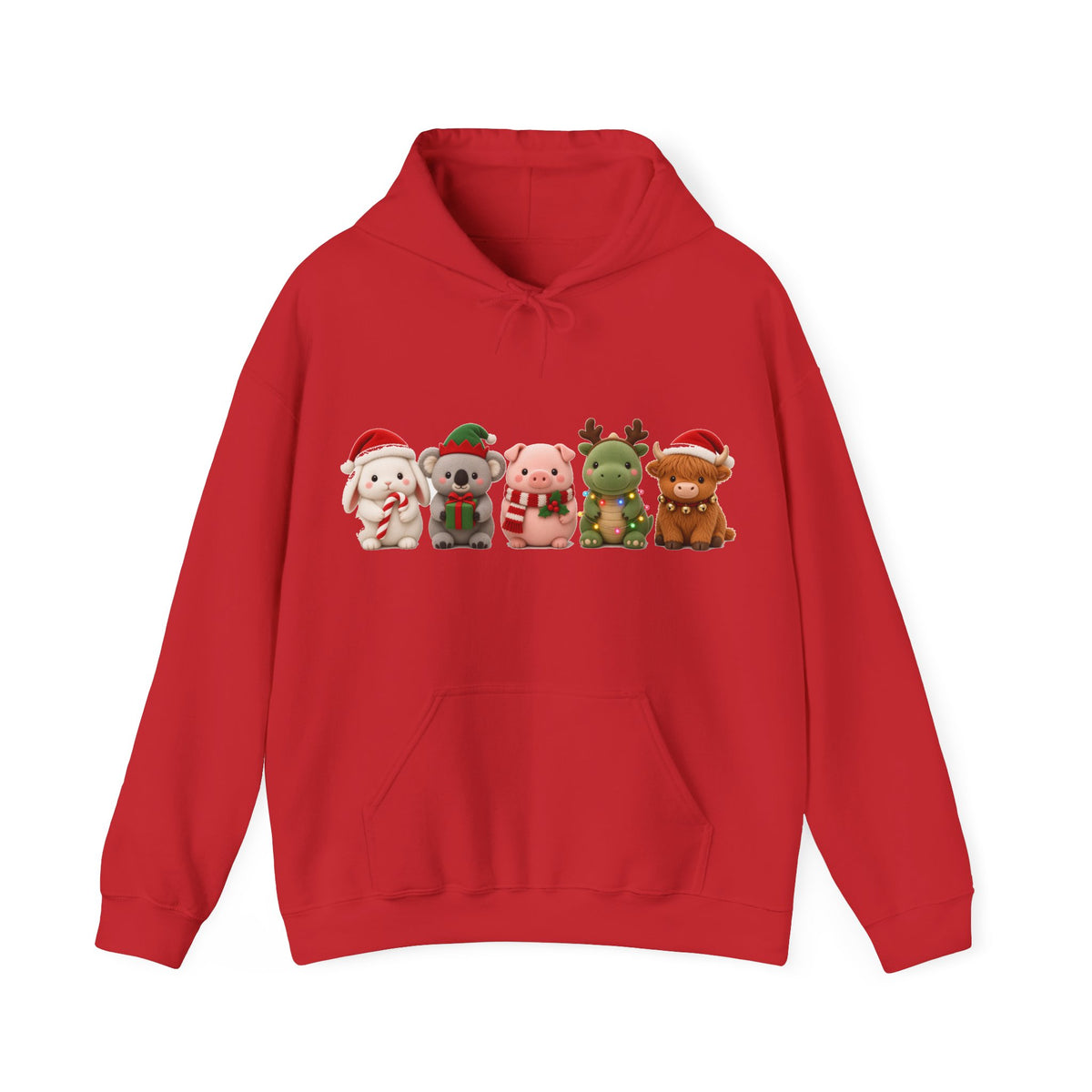 Cute Kawaii Christmas Animals Hoodie