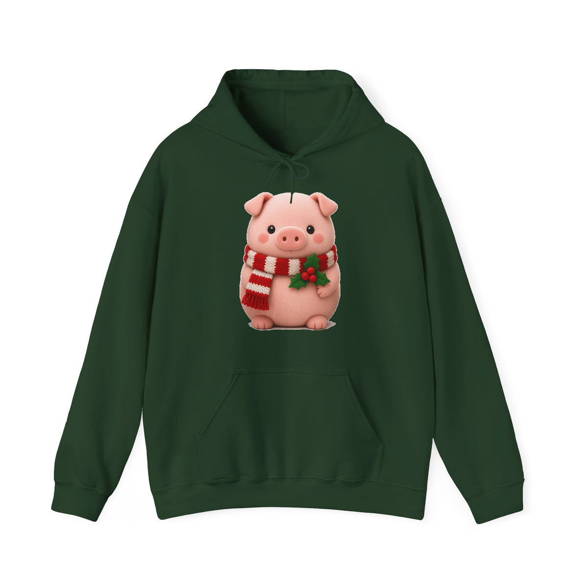 Cute Kawaii Christmas Pig Hoodie