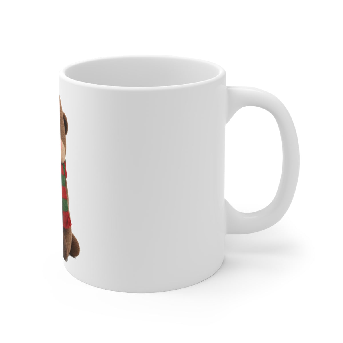 Cute Kawaii Christmas Otter Mug