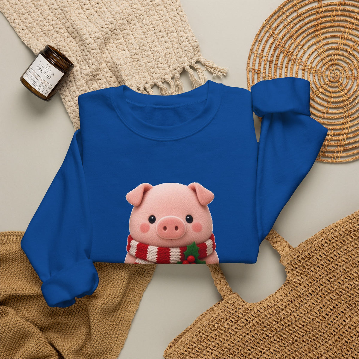 Christmas Pig Cute Kawaii Jumper