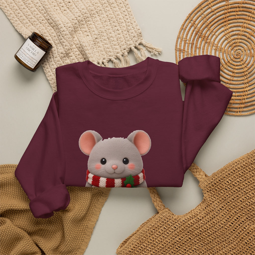 Cute Kawaii Christmas Mouse Jumper