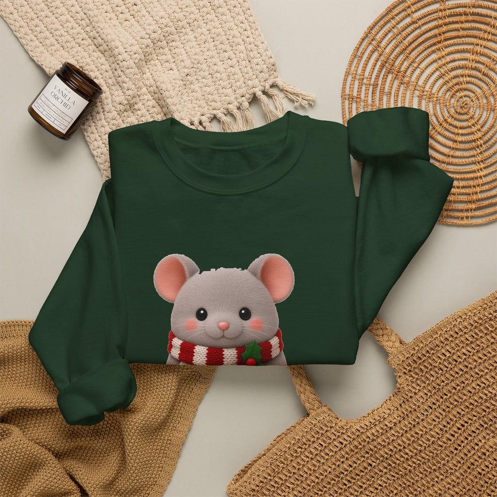 Cute Kawaii Christmas Mouse Jumper