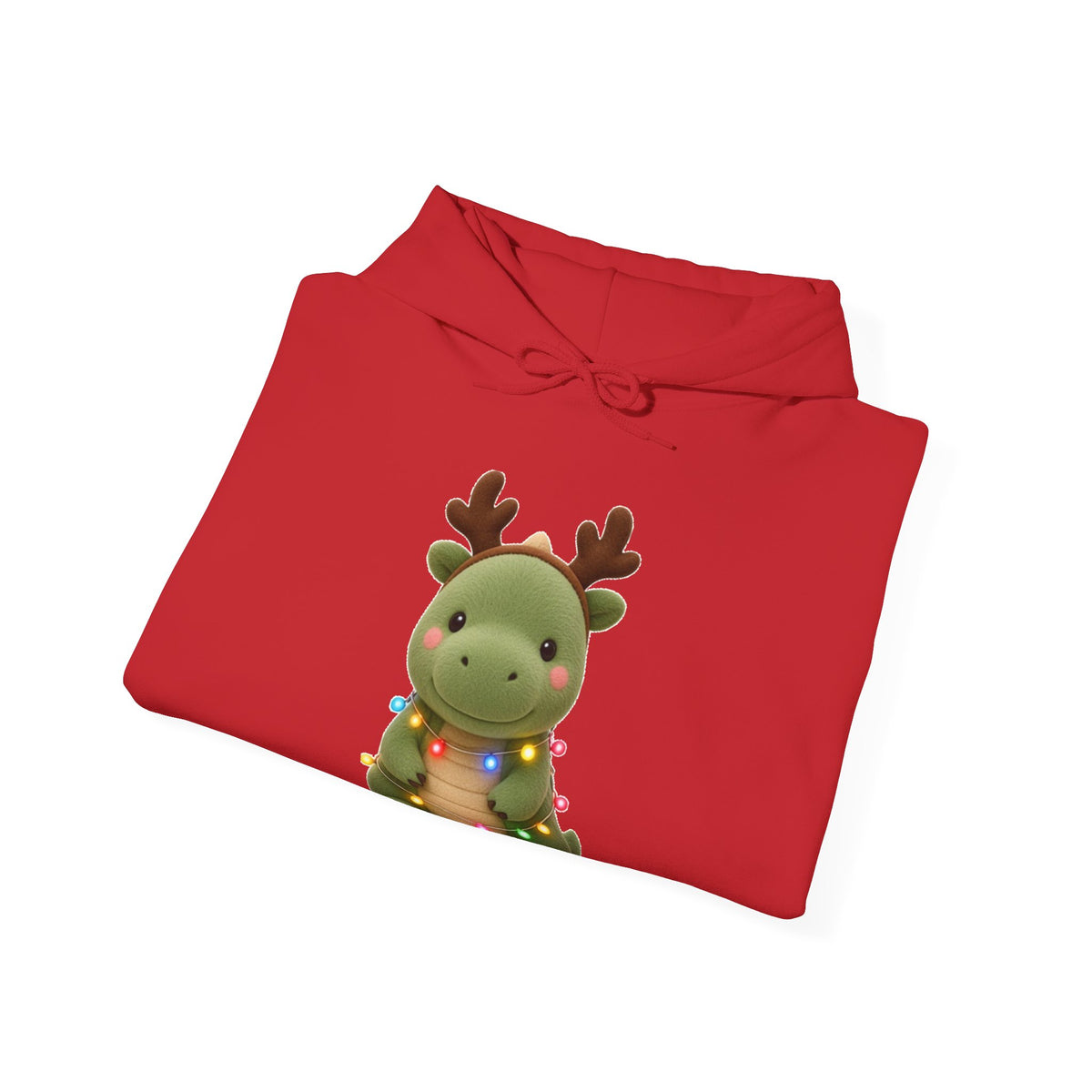 Cute Kawaii Christmas Dino Hoodie