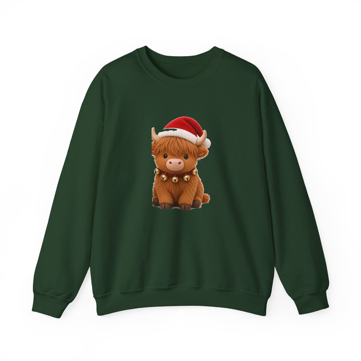 Christmas Highland Cow Cute Kawaii Jumper