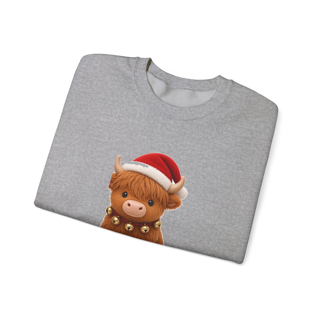 Christmas Highland Cow Cute Kawaii Jumper