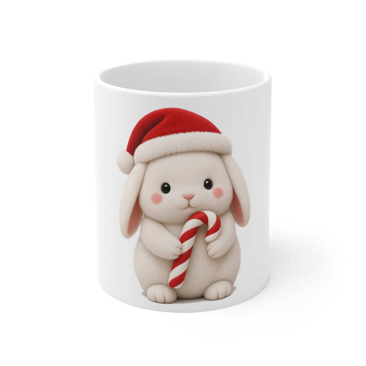 Cute Kawaii Christmas Bunny Mug