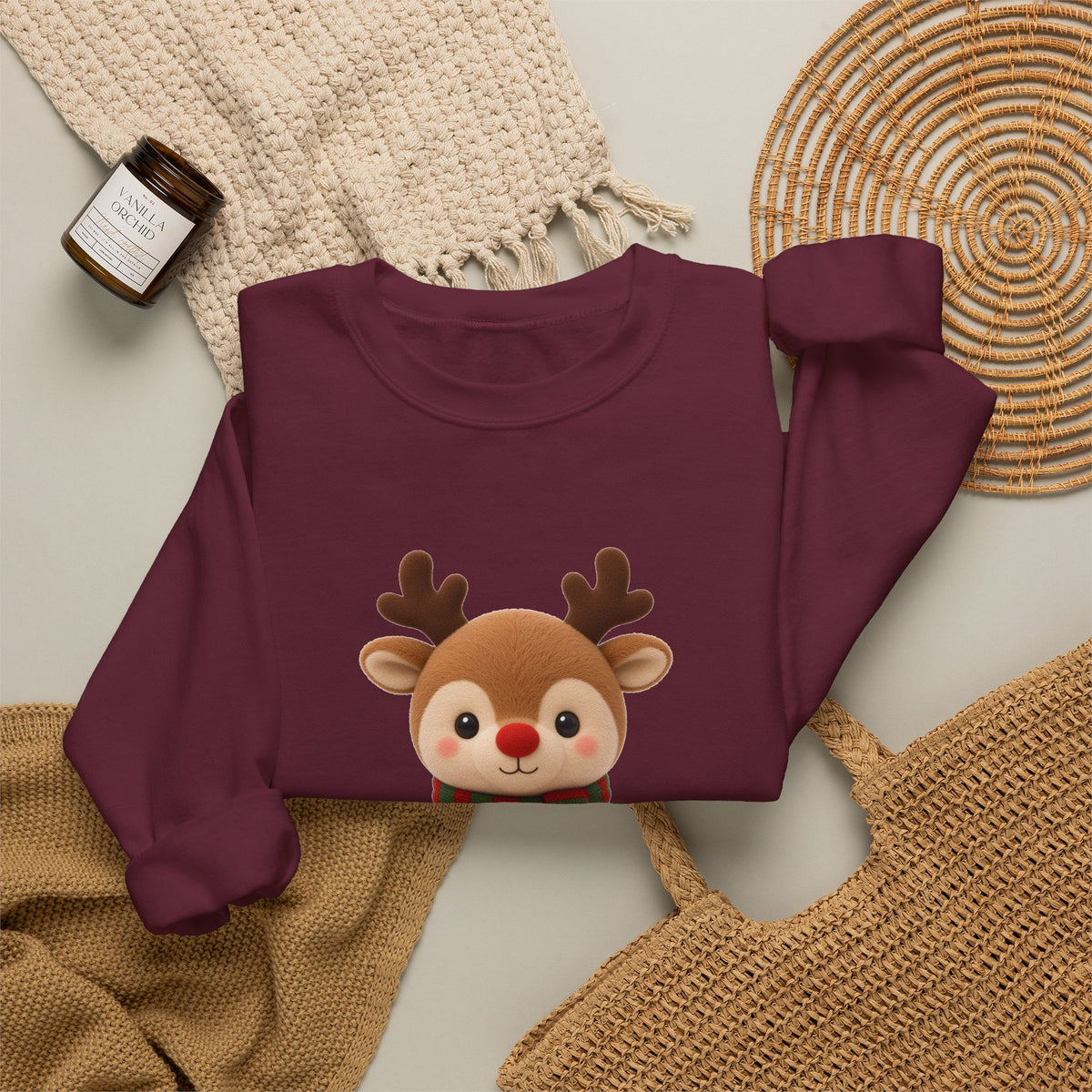 Christmas Reindeer Cute Kawaii Jumper