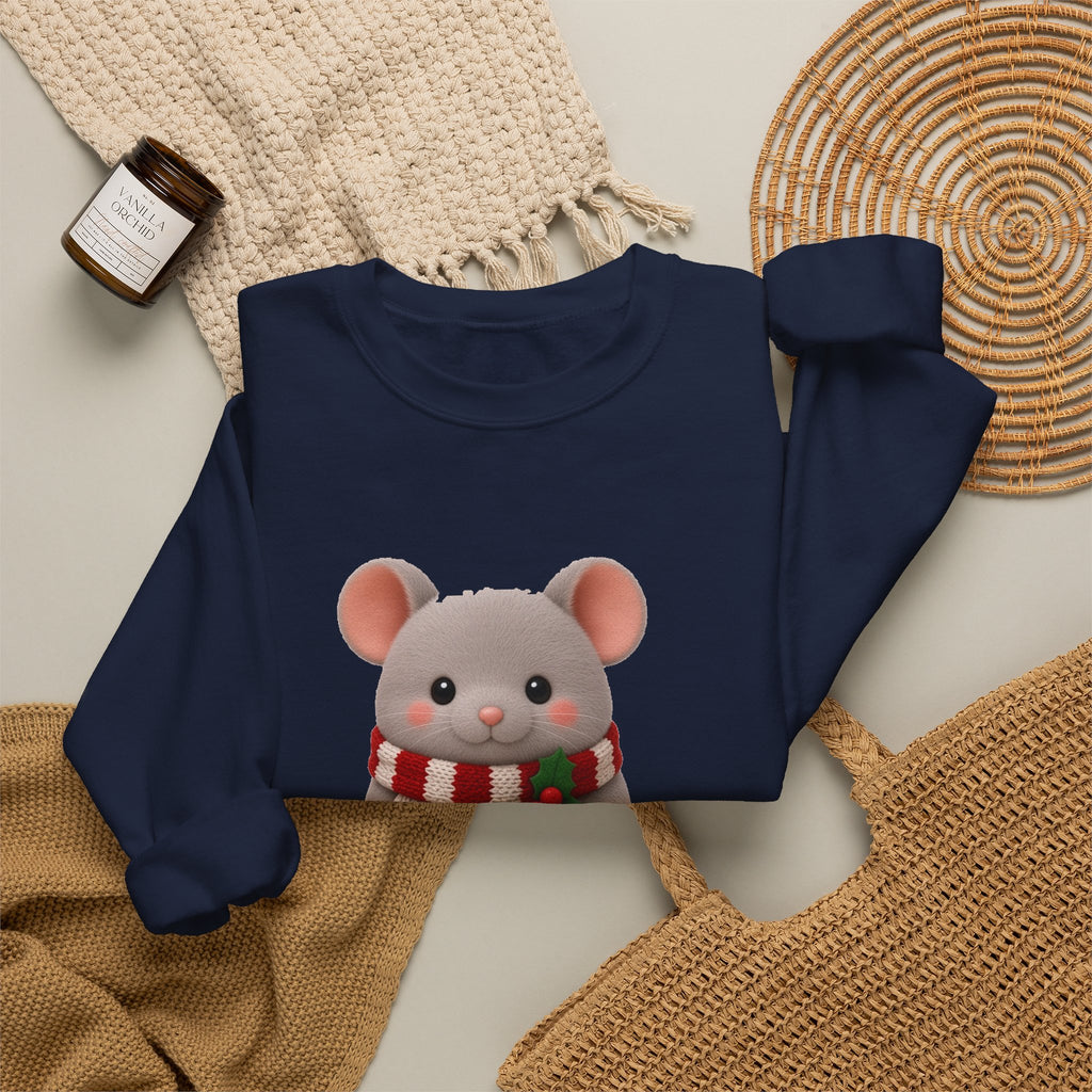 Cute Kawaii Christmas Mouse Jumper