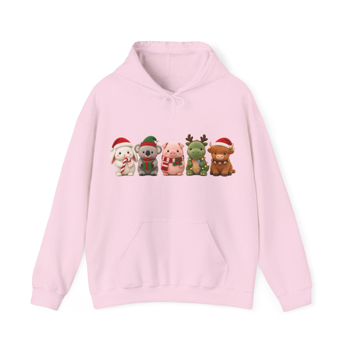 Cute Kawaii Christmas Animals Hoodie