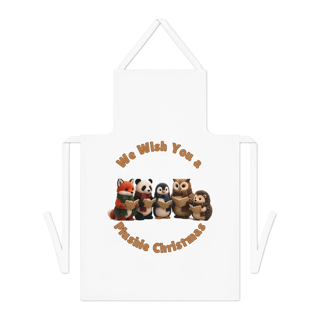 We Wish You a Plushie Christmas Cute Kawaii Apron