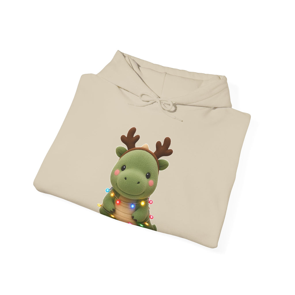 Cute Kawaii Christmas Dino Hoodie