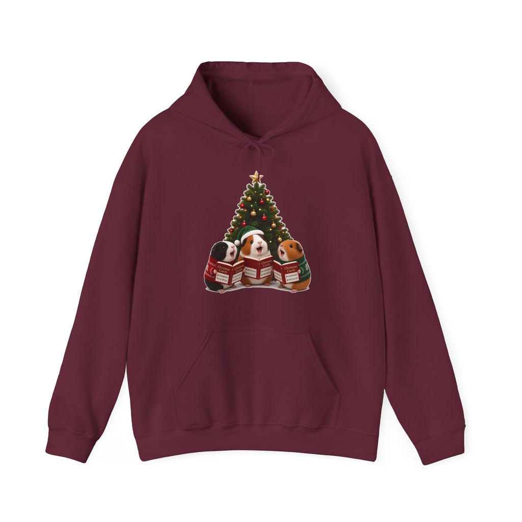 Cute Kawaii Guinea Pig Christmas Carols Hoodie