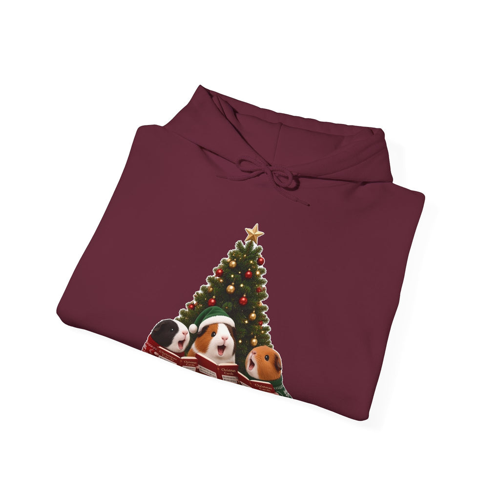 Cute Kawaii Guinea Pig Christmas Carols Hoodie