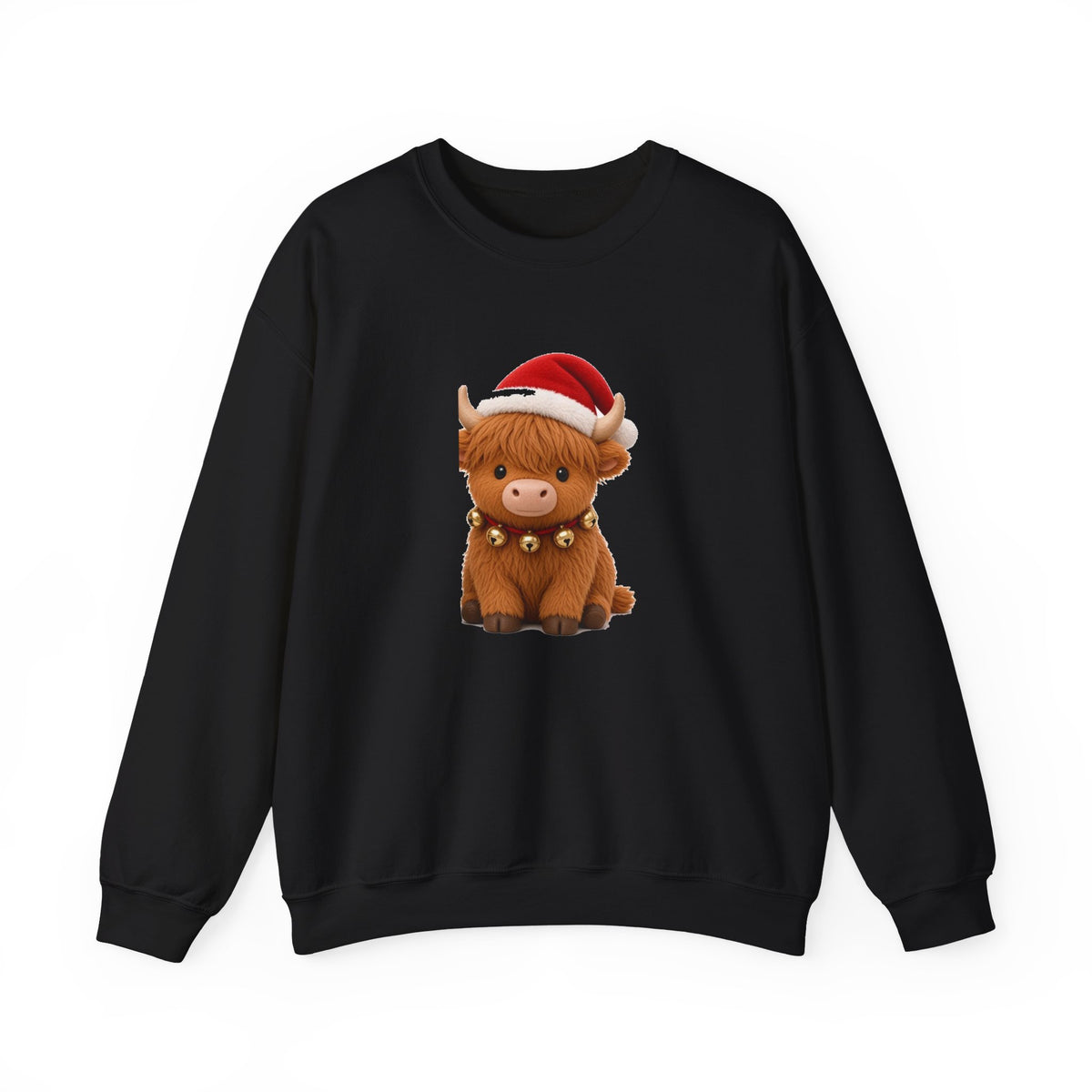 Christmas Highland Cow Cute Kawaii Jumper