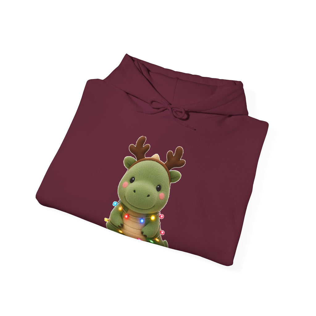 Cute Kawaii Christmas Dino Hoodie
