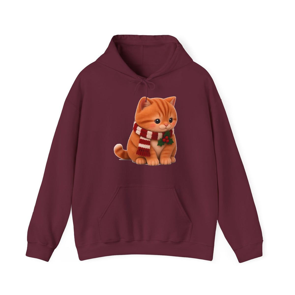 Cute Kawaii Christmas Cat Hoodie