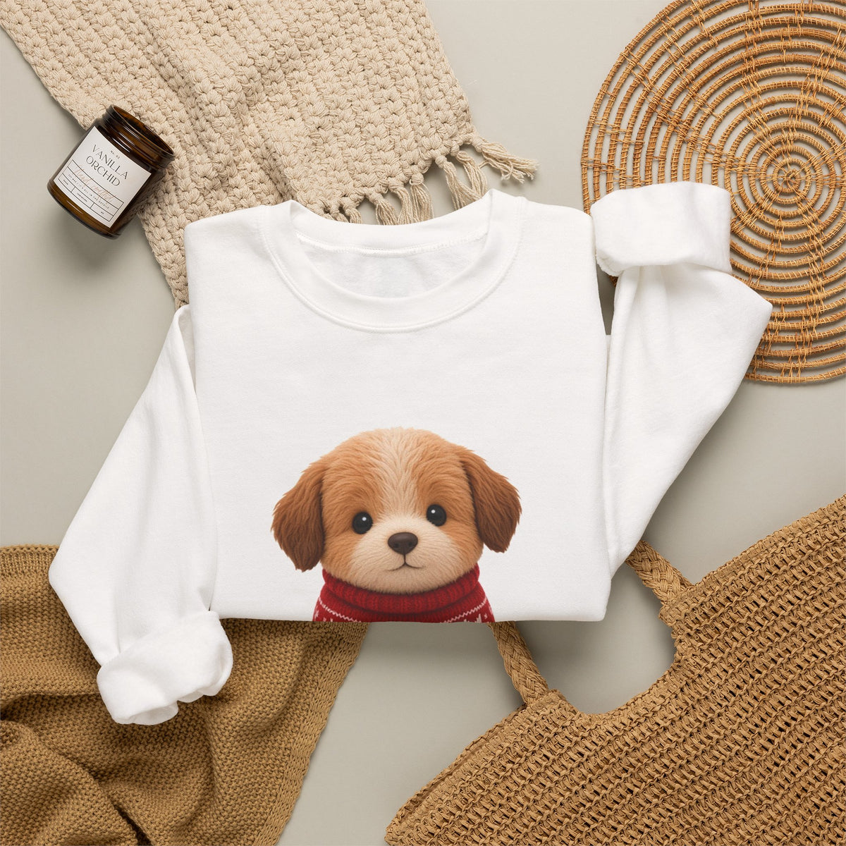 Christmas Puppy Cute Kawaii Jumper