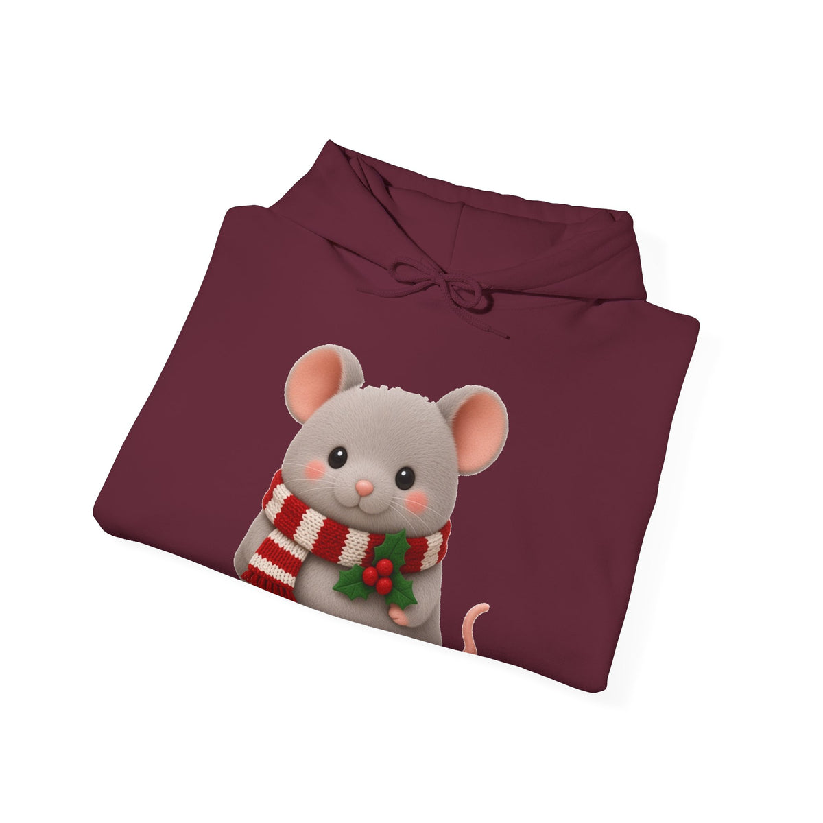 Cute Kawaii Christmas Mouse Hoodie