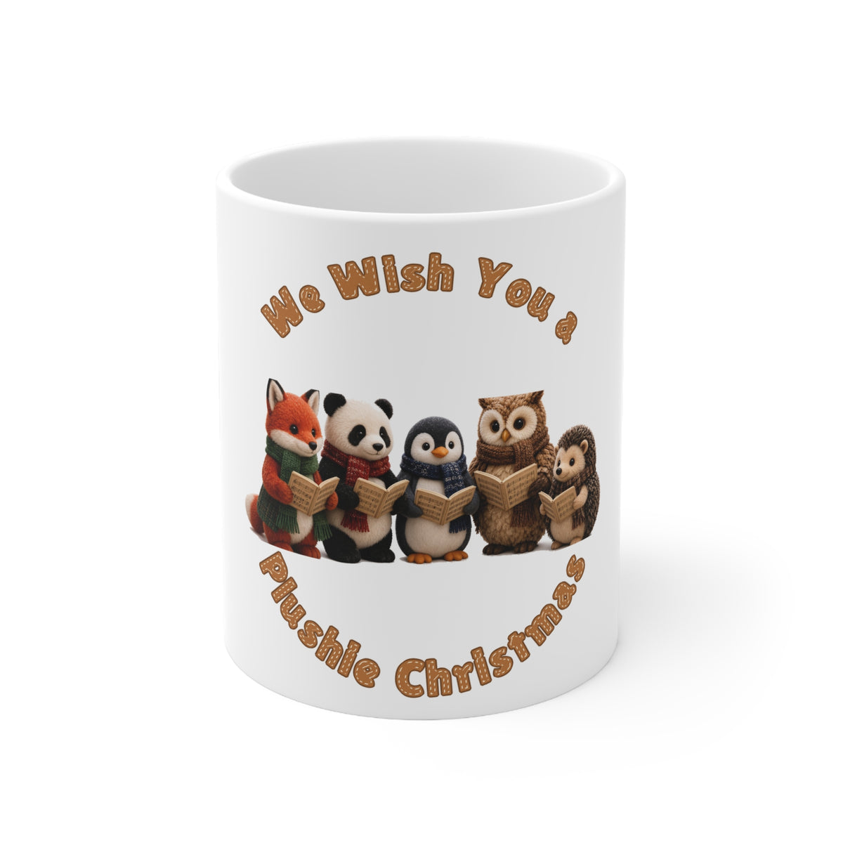 We Wish You a Plushie Christmas Cute Kawaii Mug
