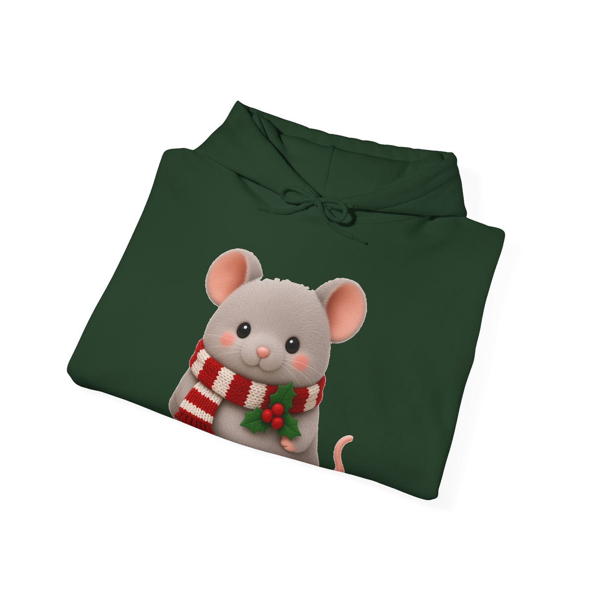 Cute Kawaii Christmas Mouse Hoodie