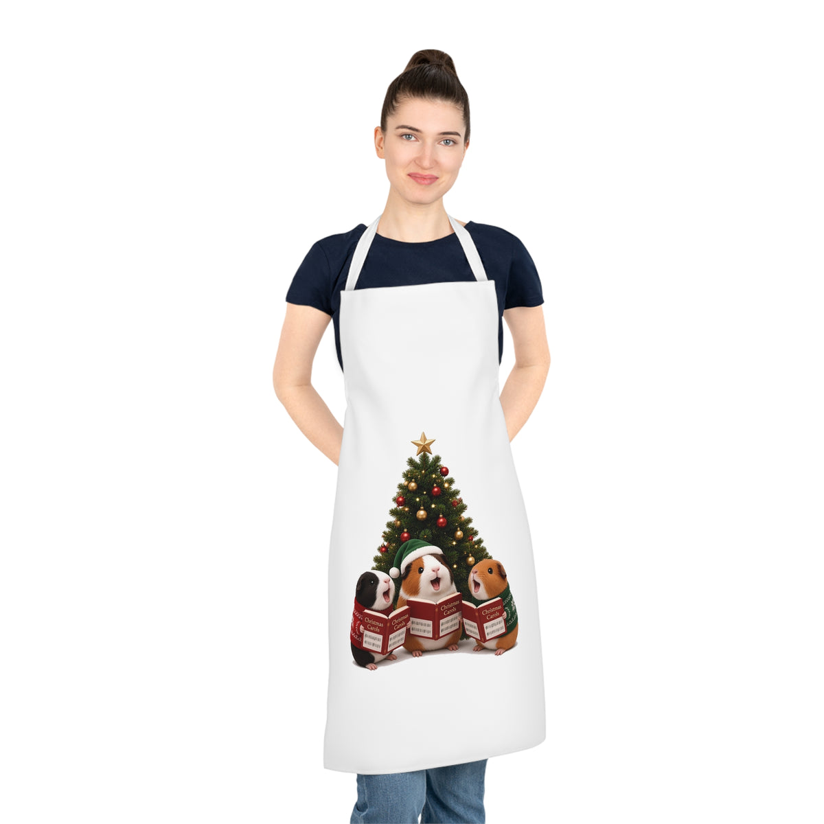 Guinea Pig Carols Cute Kawaii Apron
