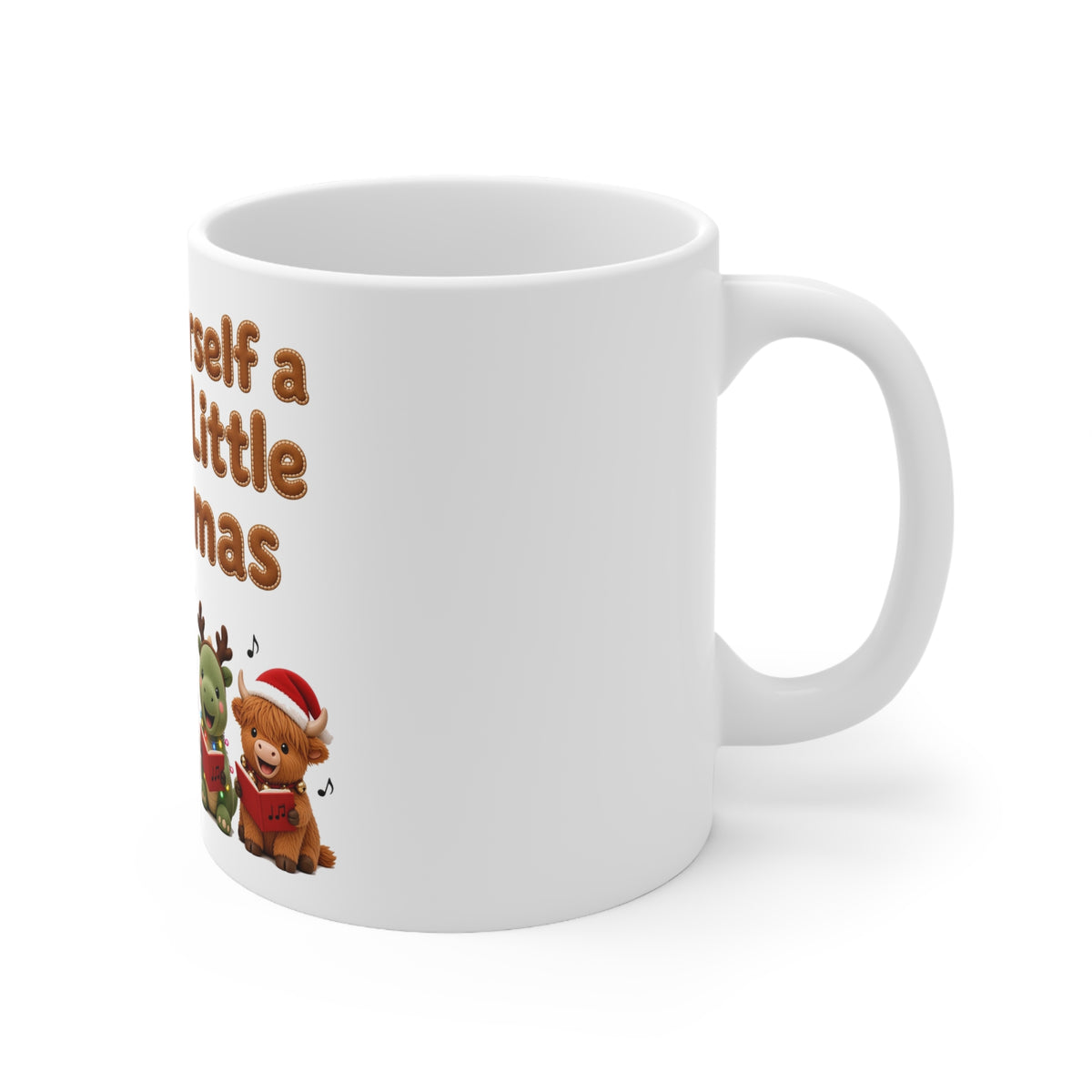 Have Yourself a Plushie Little Christmas Cute Kawaii Mug