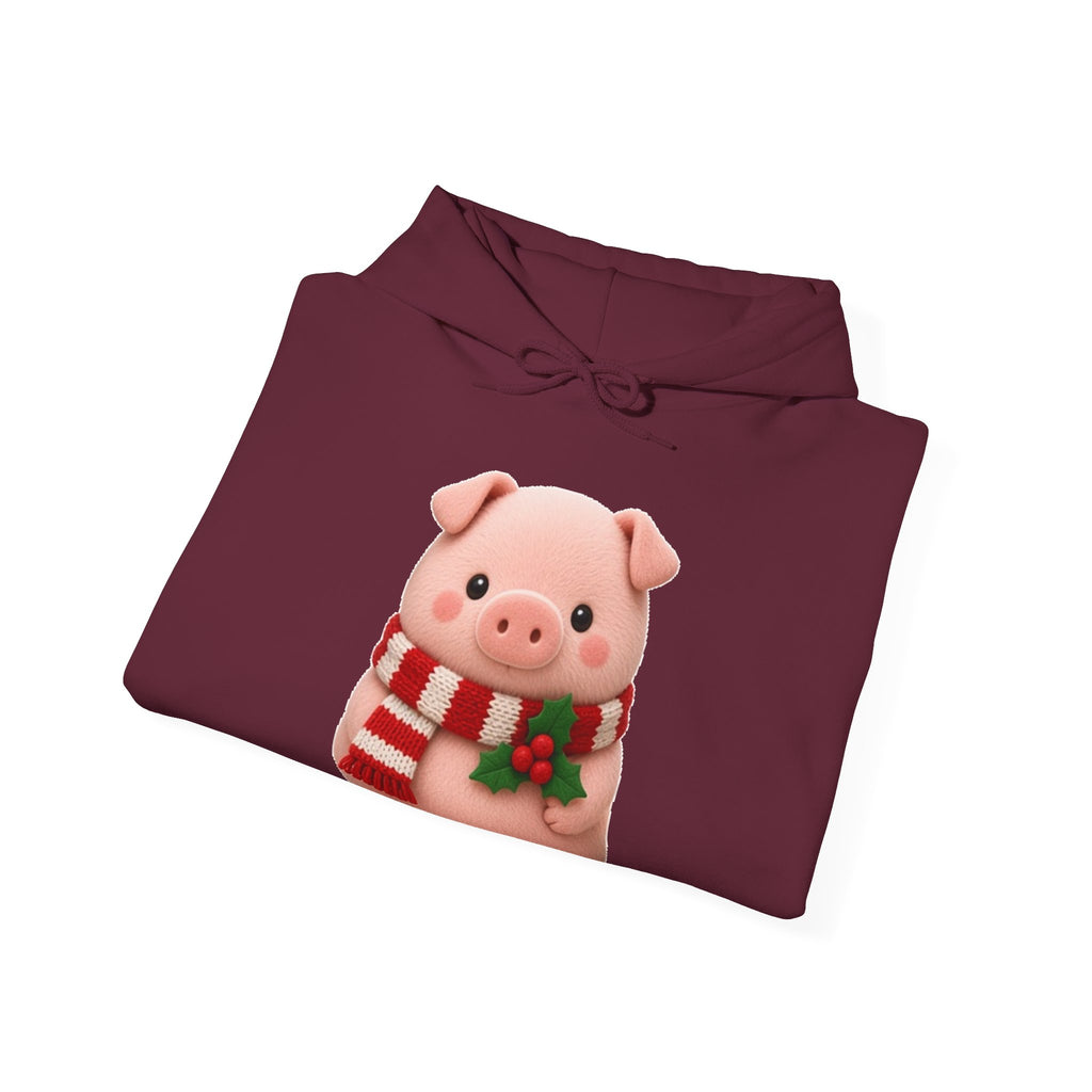 Cute Kawaii Christmas Pig Hoodie