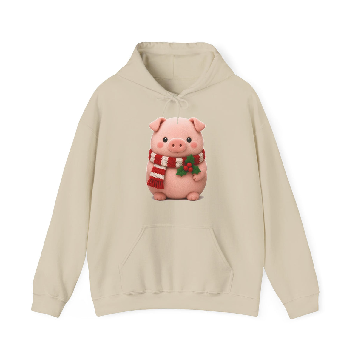 Cute Kawaii Christmas Pig Hoodie