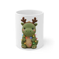 Cute Kawaii Christmas Dino Mug