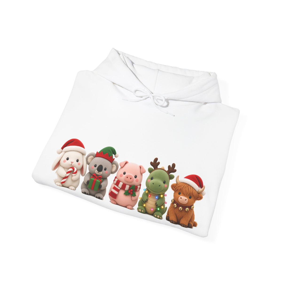 Cute Kawaii Christmas Animals Hoodie